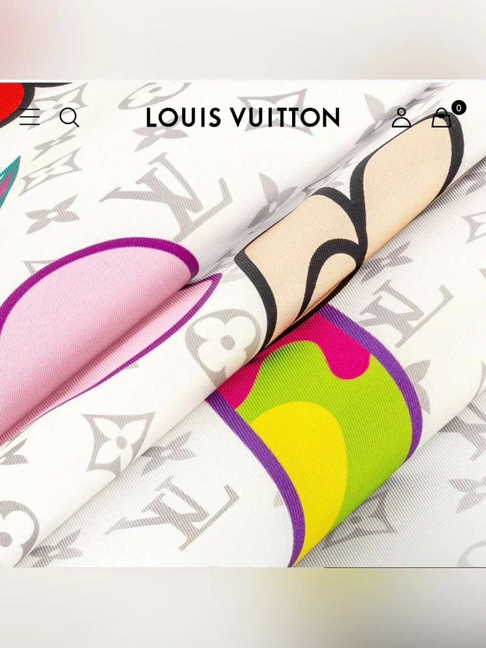 Louis Vuitton x Murakami LV Floral Pop Art Printt
